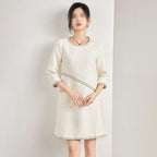 Tweed Midi Dress