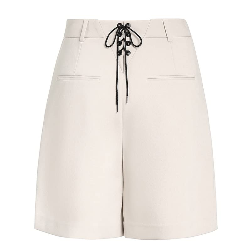 High-Waist Tie Shorts