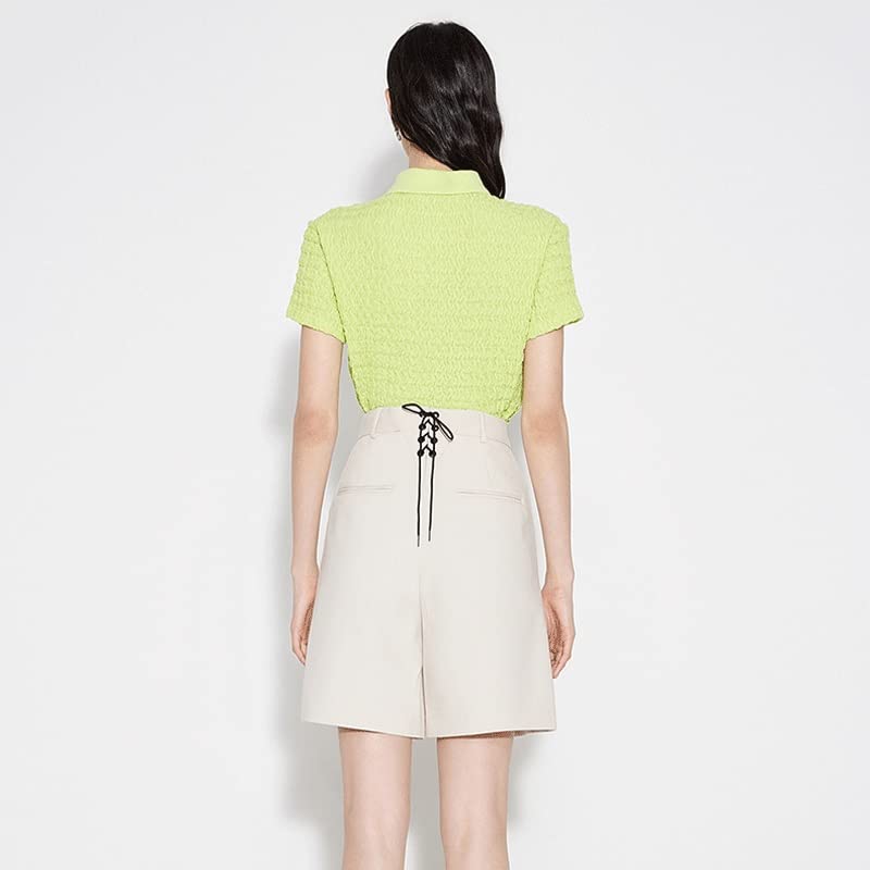 High-Waist Tie Shorts