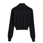 Knit Lapel Sweater