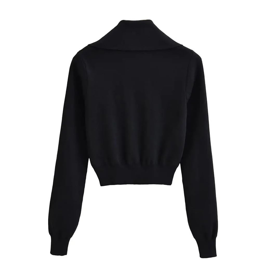 Knit Lapel Sweater