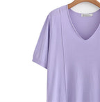 Oversized Ice Silk Knit Tee
