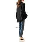 Asymmetric Button Knit Sweater