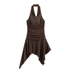 Backless Halter Dress