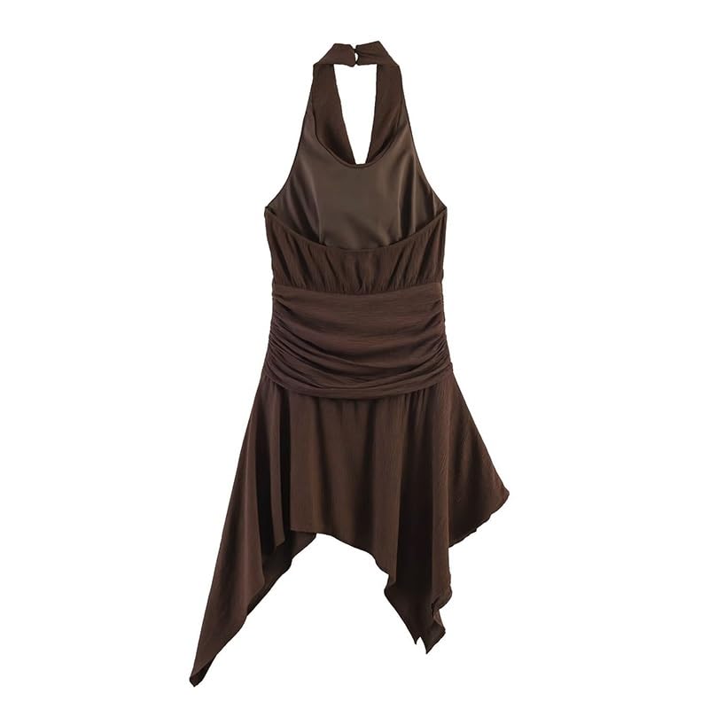 Backless Halter Dress