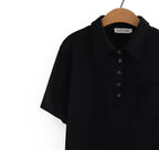 Collared Cotton Slim Tee