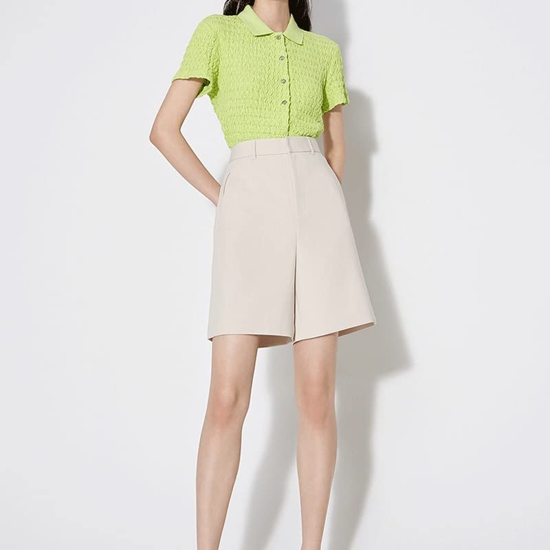 High-Waist Tie Shorts
