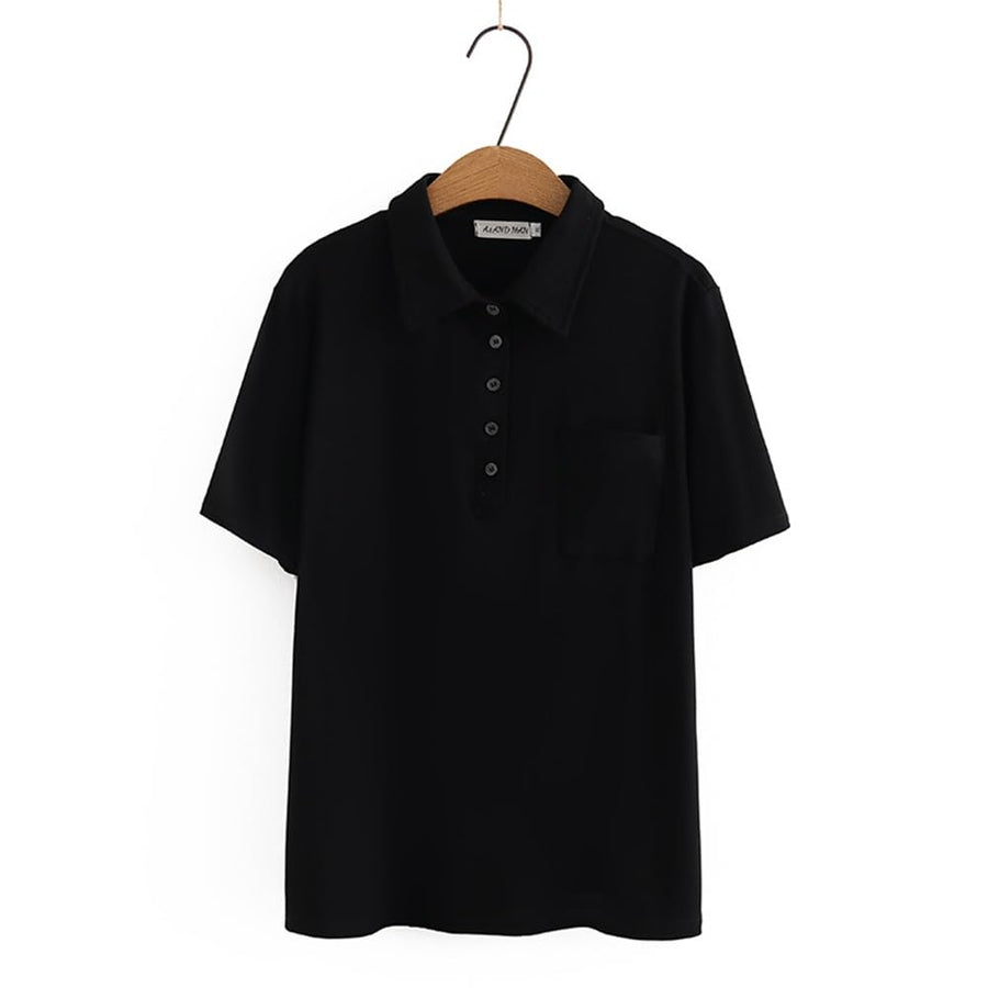 Collared Cotton Slim Tee