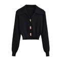 Knit Lapel Sweater