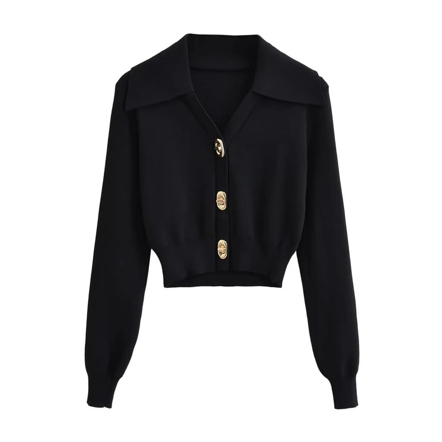 Knit Lapel Sweater