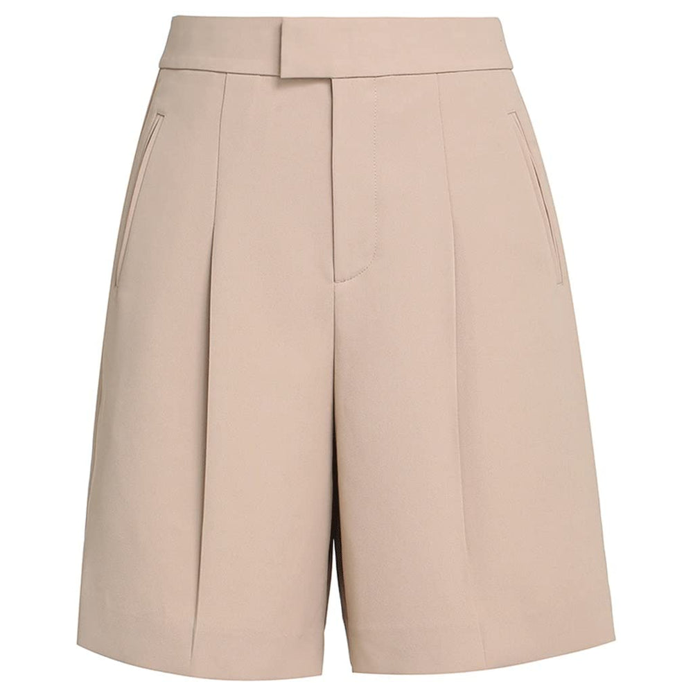 High-Waist Tailored Shorts