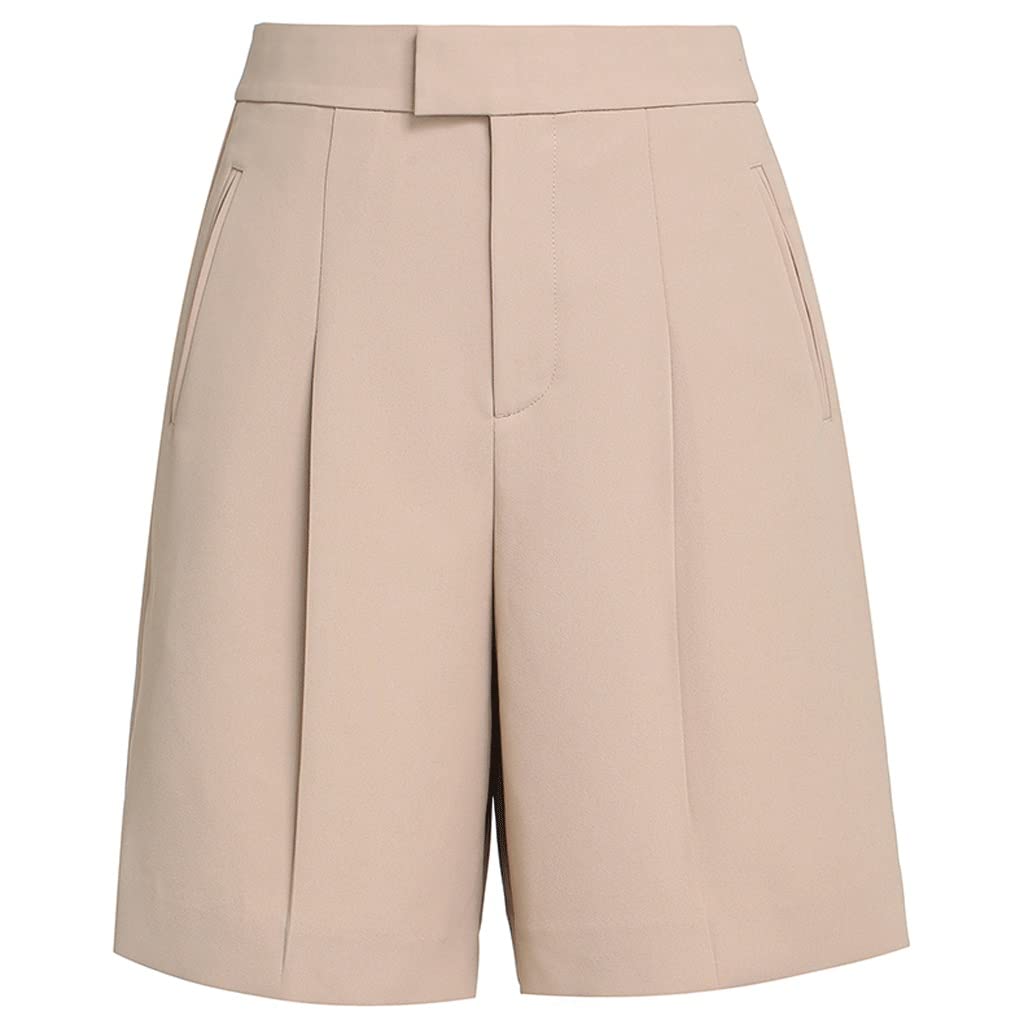 High-Waist Tailored Shorts