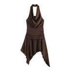 Backless Halter Dress