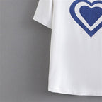 Heart Print Tee
