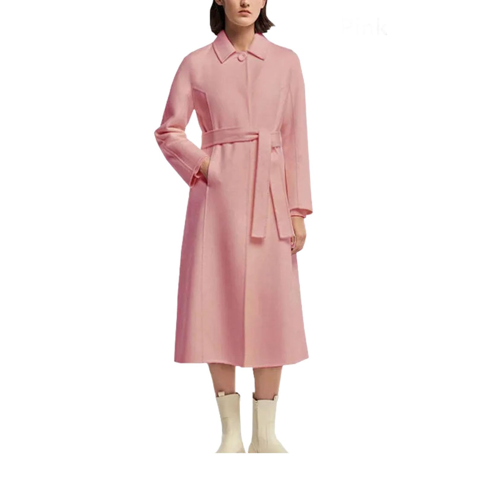 Cashmere Wool Wrap Coat