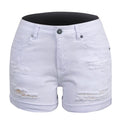 Rolled Hem Denim Shorts