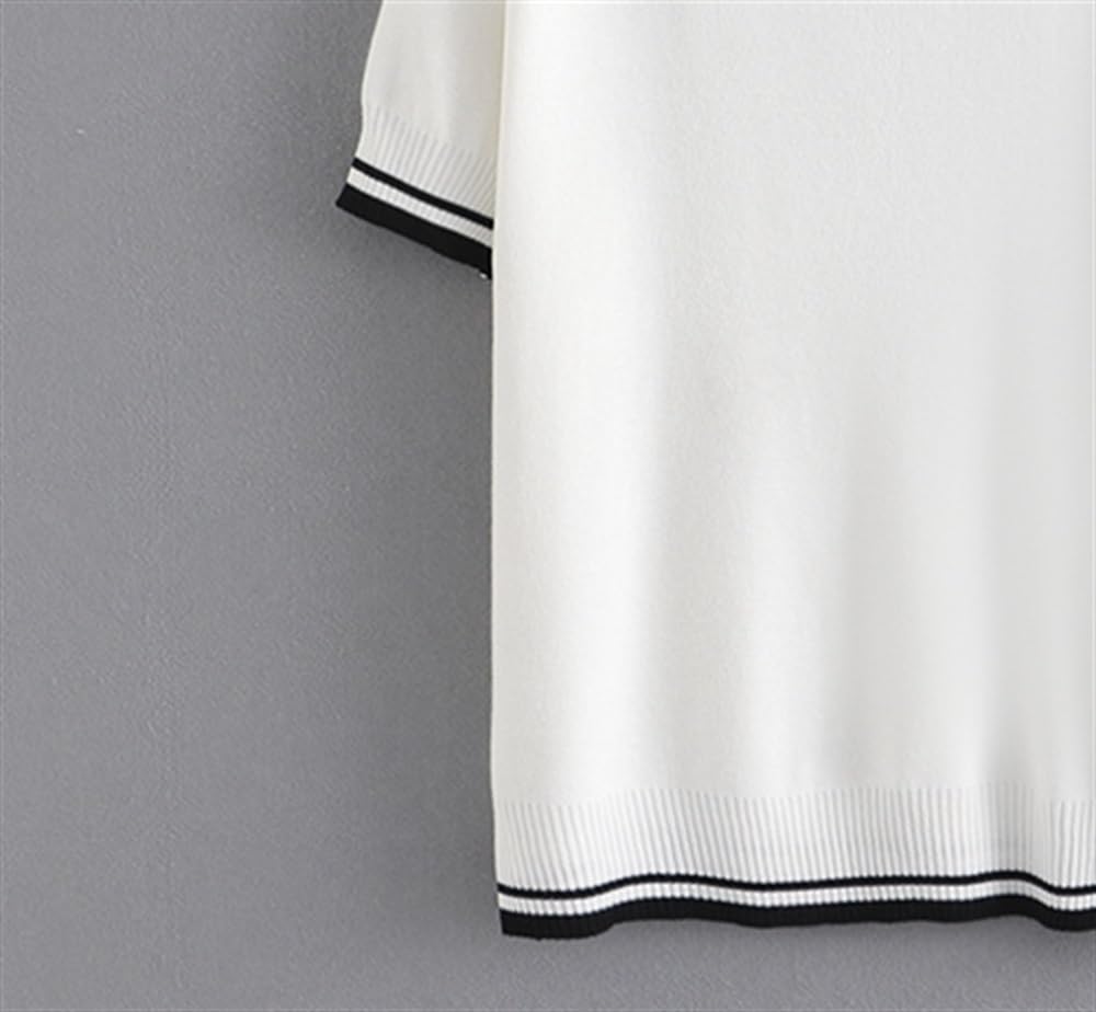 Striped Ice Knit Tee