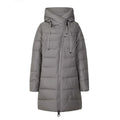 Long Hooded Down Jacket
