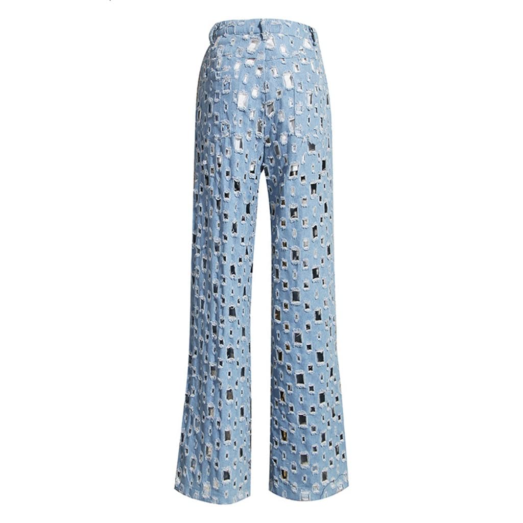 High-Waist Wide Leg Jeans