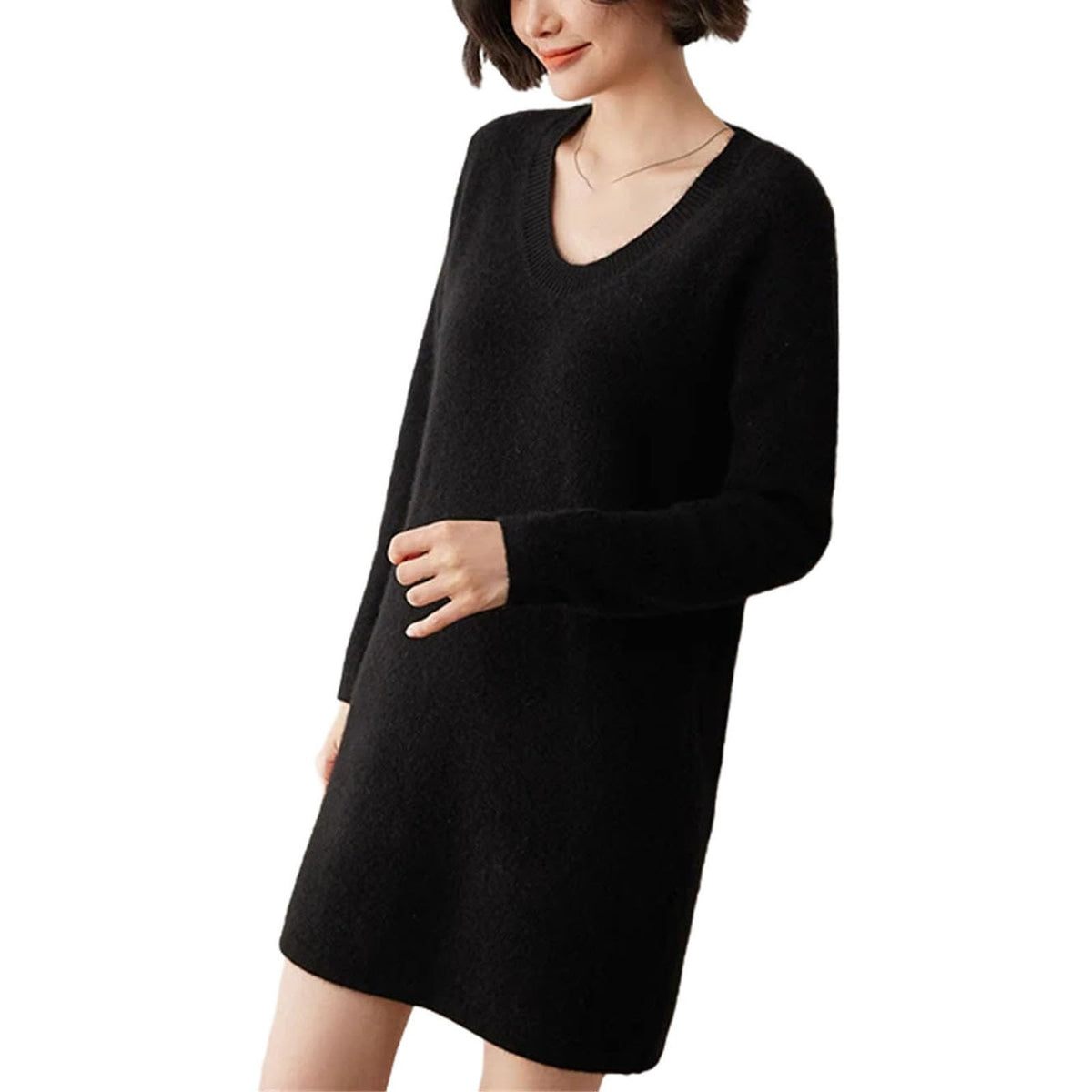 100% Cashmere Sweater Dress
