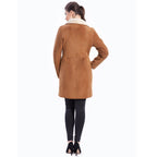 Sheepskin Fur Leather Coat