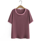 Contrast Trim Basic Tee