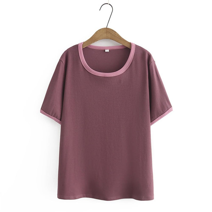 Contrast Trim Basic Tee