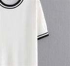 Striped Ice Knit Tee