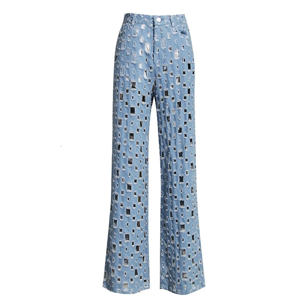High-Waist Wide Leg Jeans