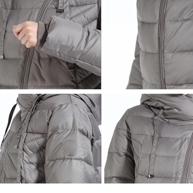 Long Hooded Down Jacket