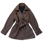 Leather Trench Coat