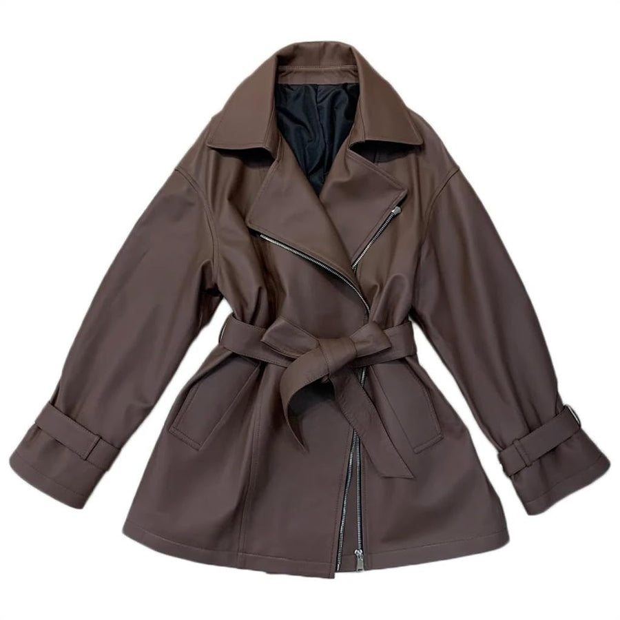 Leather Trench Coat