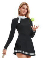 Zip Top & Pleated Skort Set