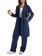 Cardigan & Wide Leg Pants Set