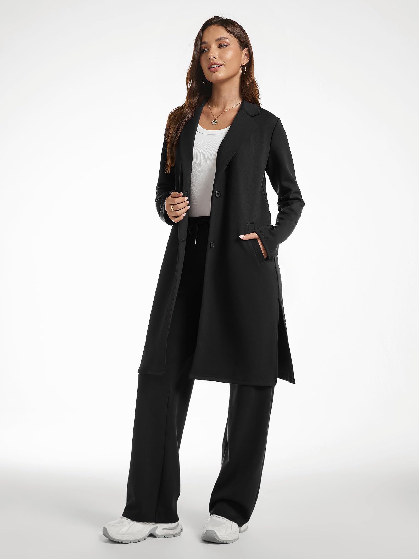 Cardigan & Wide Leg Pants Set