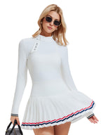 Zip Top & Pleated Skort Set