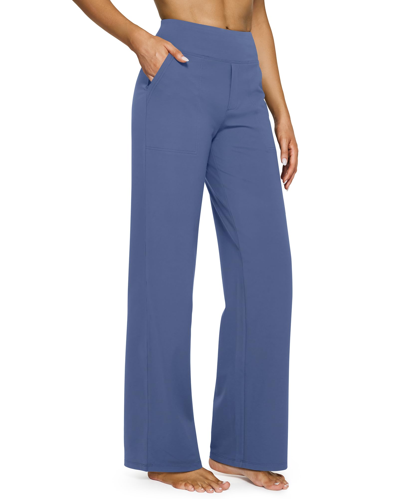 High-Waist Wide Leg Yoga Pants