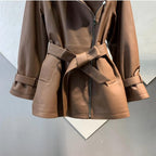 Leather Trench Coat