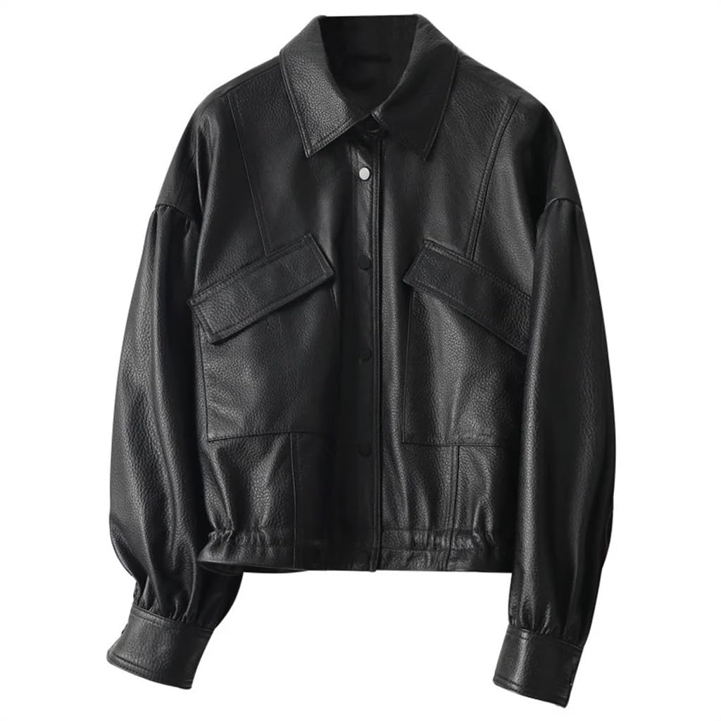 Single-Breasted Biker Jacket