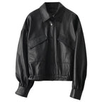 Single-Breasted Biker Jacket