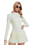 Zip Top & Pleated Skort Set