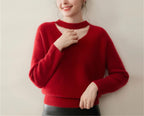100% Cashmere V-Neck Pullover