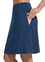 Knee-Length Golf Skort