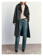 Long Sherpa Fleece Coat