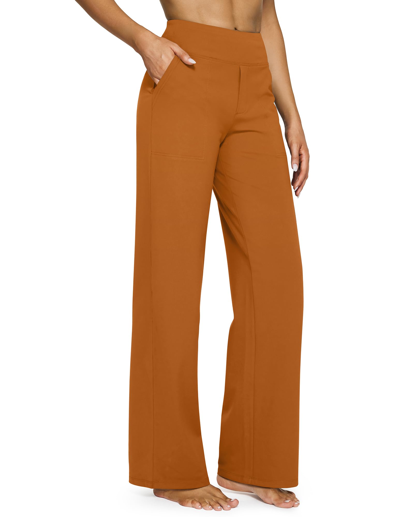 High-Waist Wide Leg Yoga Pants