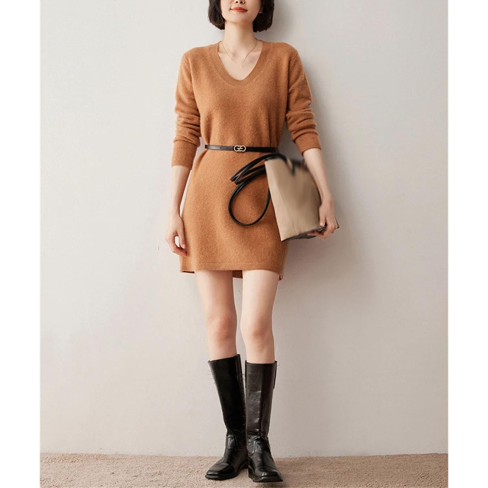 100% Cashmere Sweater Dress