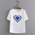 Heart Print Tee