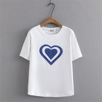Heart Print Tee