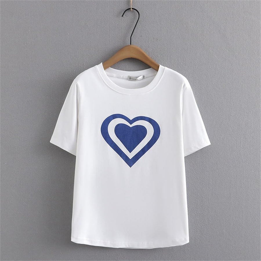 Heart Print Tee