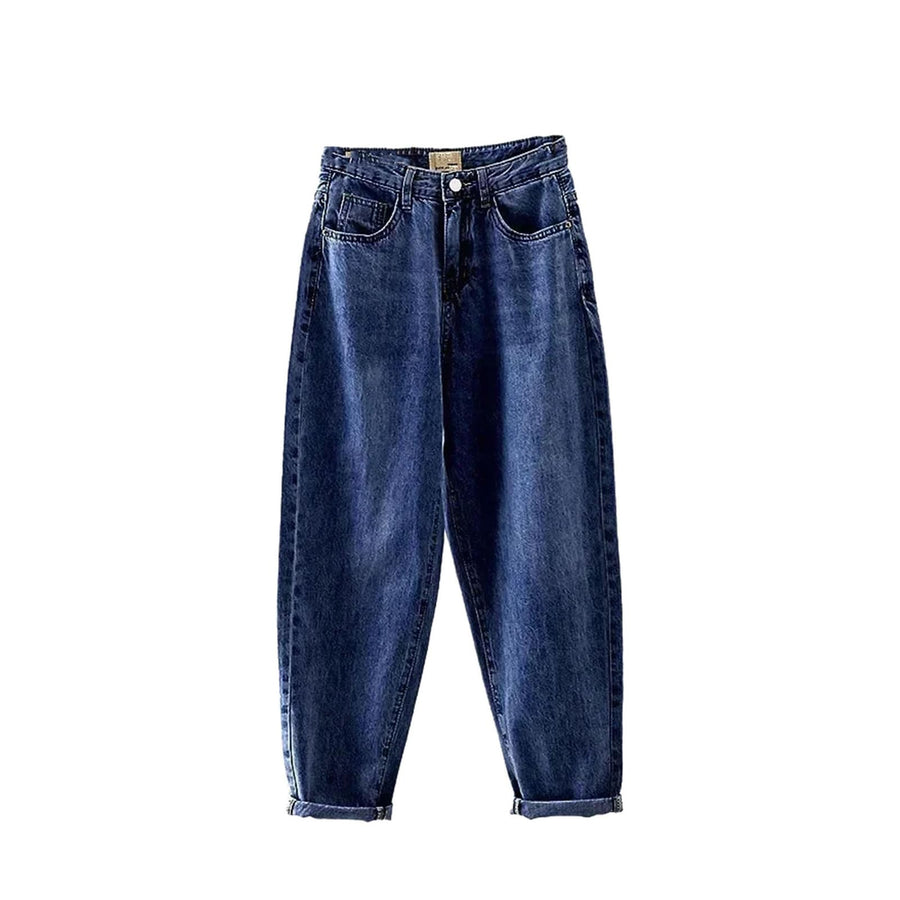 High-Waist Baggy Jeans